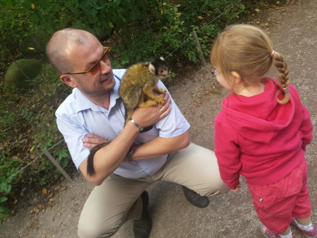 apenheul met jonge kinderen