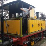 Stoomtrein Haaksbergen trein machinist locomotief spoor