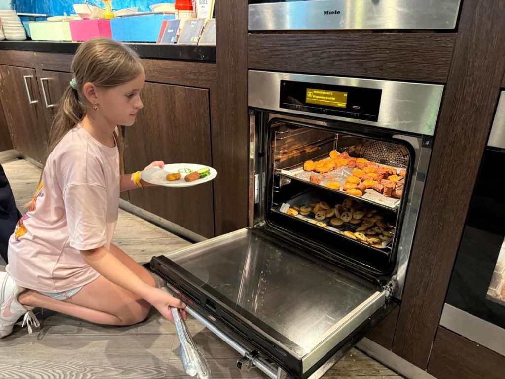 zelf je eten uit de oven halen