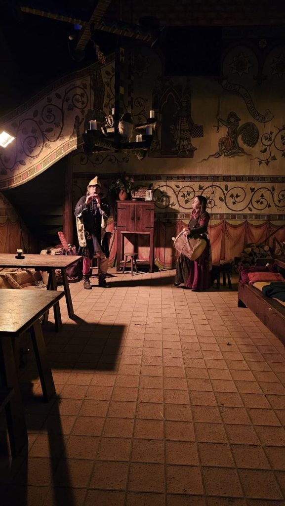 Muzikanten in de middeleeuwen Licht Festival Archeon 