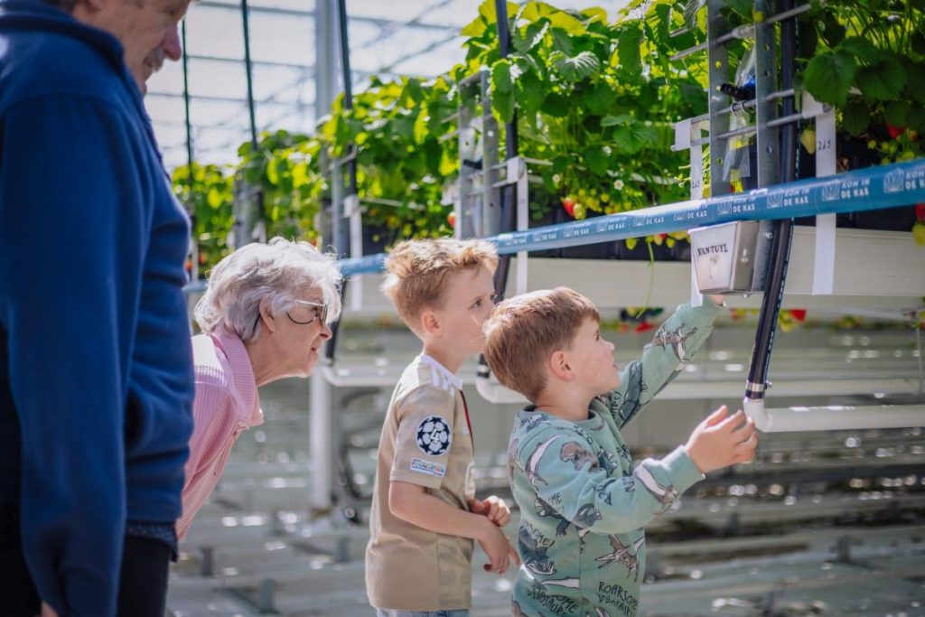 kom in de kas kinderen kleuters