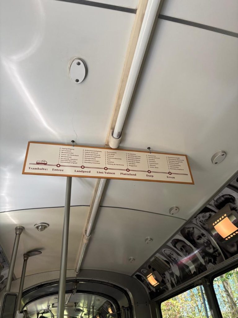 tramhaltes van Nederlands openluchtmuseum